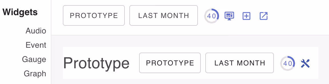 Toolbar Widget