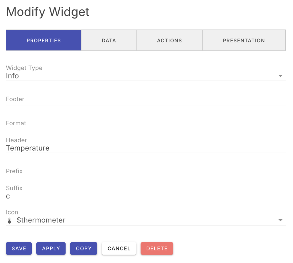 App Widget Edit