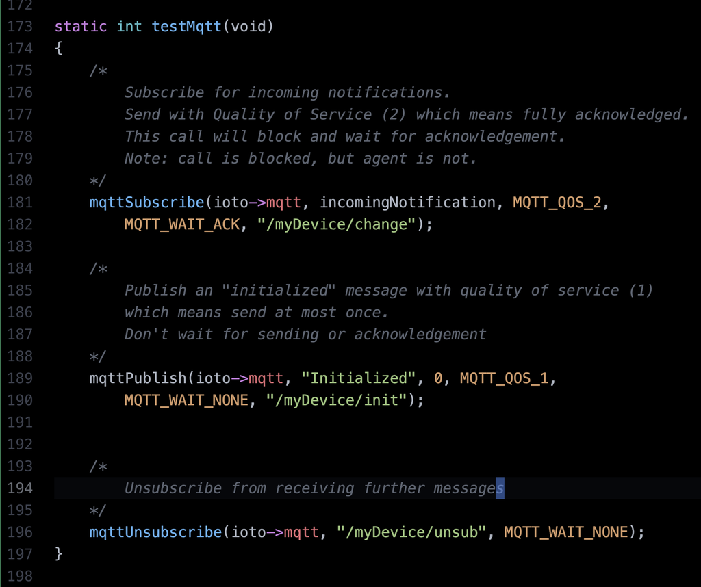 MQTT Pub / Sub
