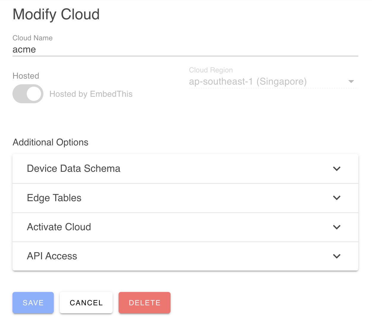 Cloud Modify